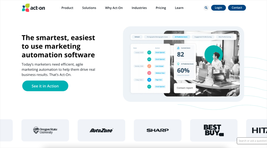 Act-On - top email marketing tools
