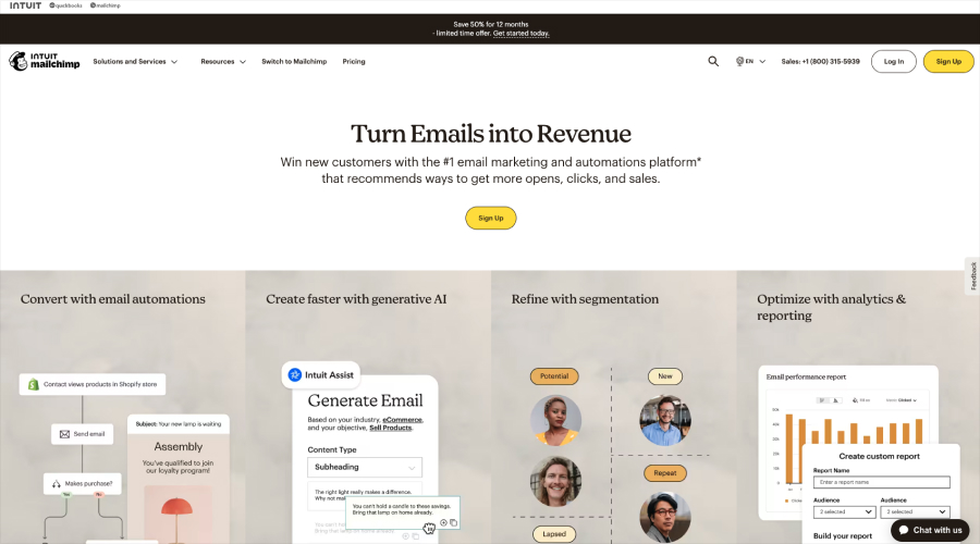 MailChimp - email marketing platforms