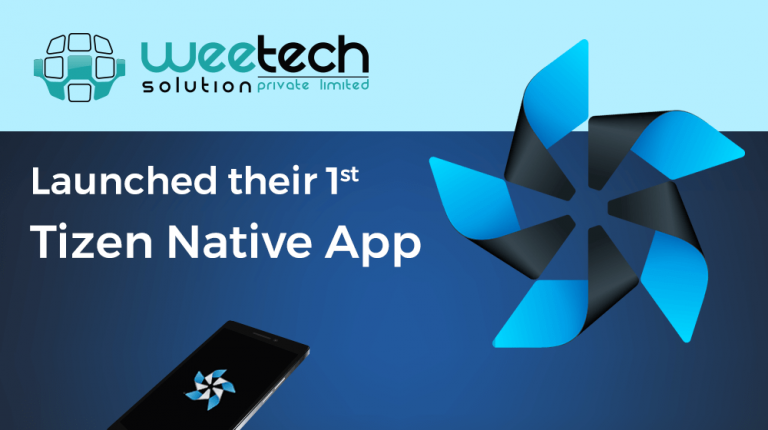 WeeTech Solution Launched Their 1st Tizen Native App