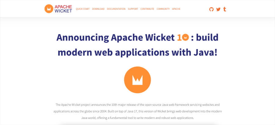 Apache Wicket - Java Framework