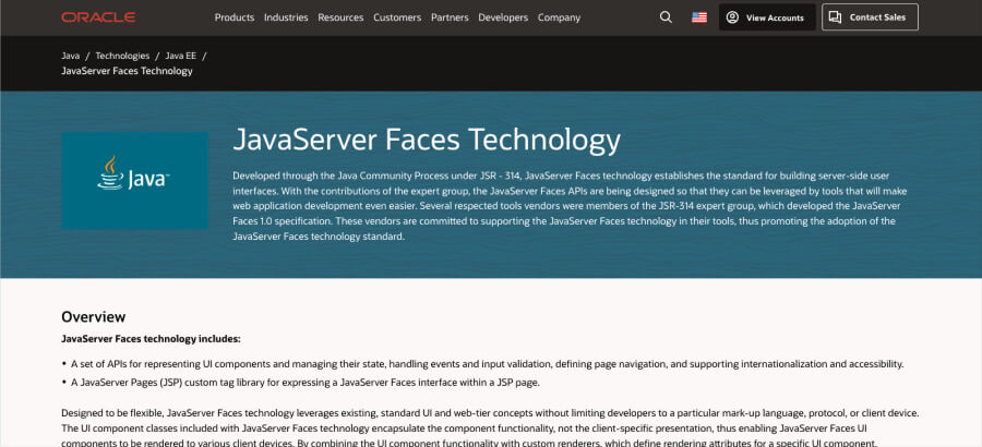 JavaServer Faces - Java Framework