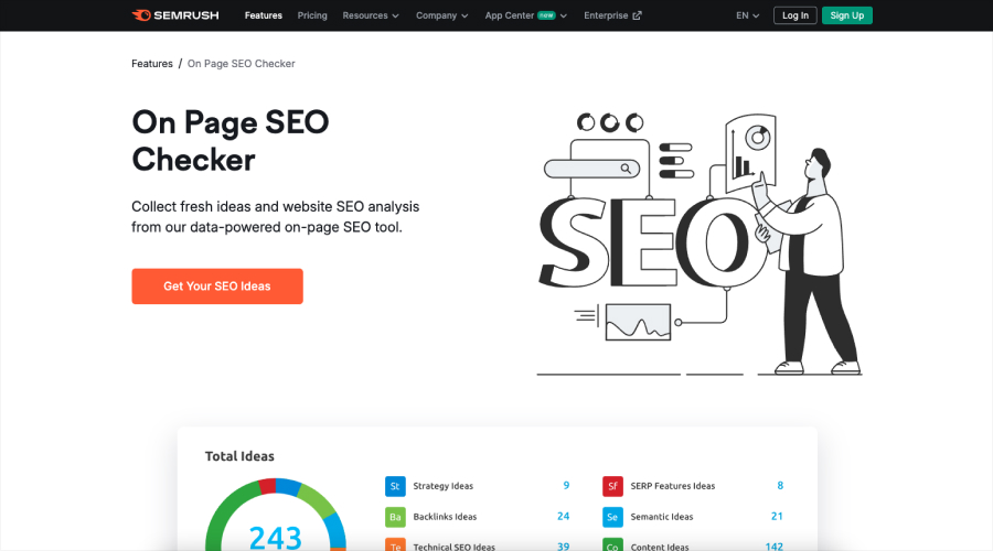 SEMrush On-Page SEO Checker - Best On-Page SEO Tool