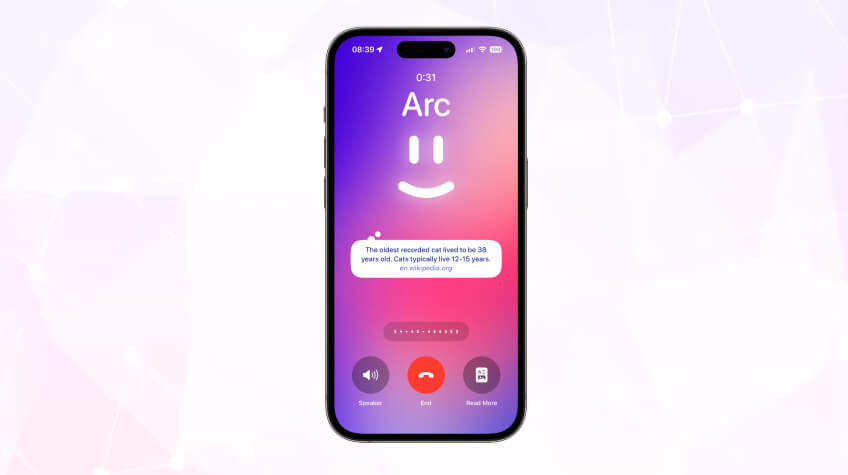Call Arc Latest Feature of Arc Search that Lets You Asks Questions While on Call