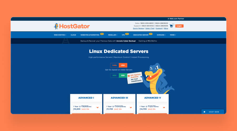 HostGator Web Hosting for Linux-Based Cloud Hosting