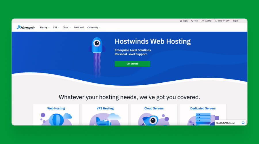Hostwinds Web Hosting for Large RAM Capacities