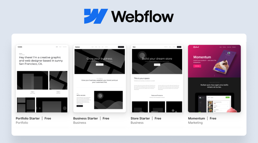 Webflow Website Builder