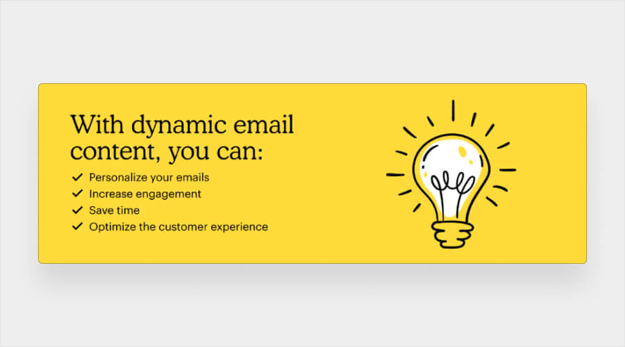 Include Dynamic Email Content