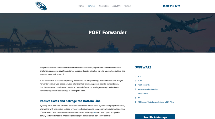 POET Forwarder - Best ERP Software