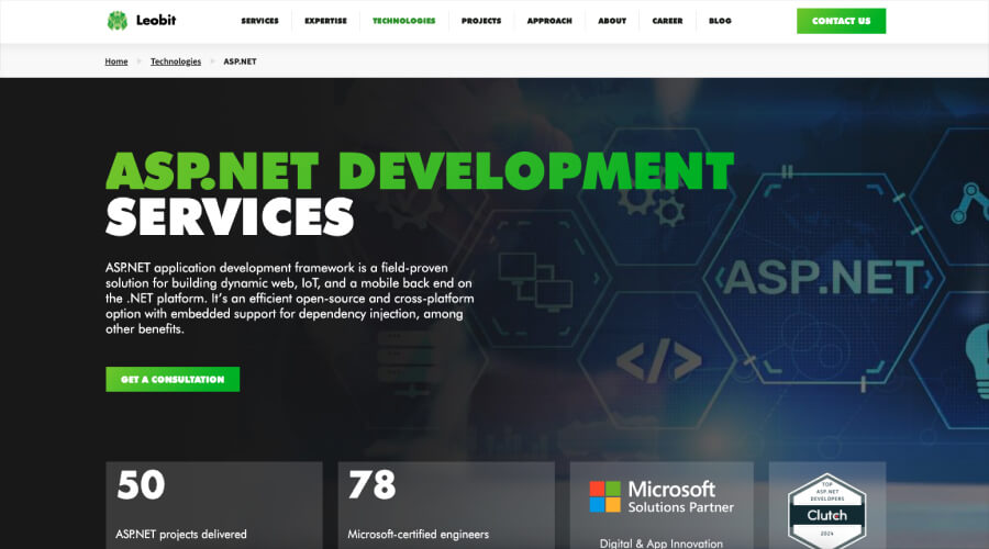 Leobit - Best ASP.NET Development Company