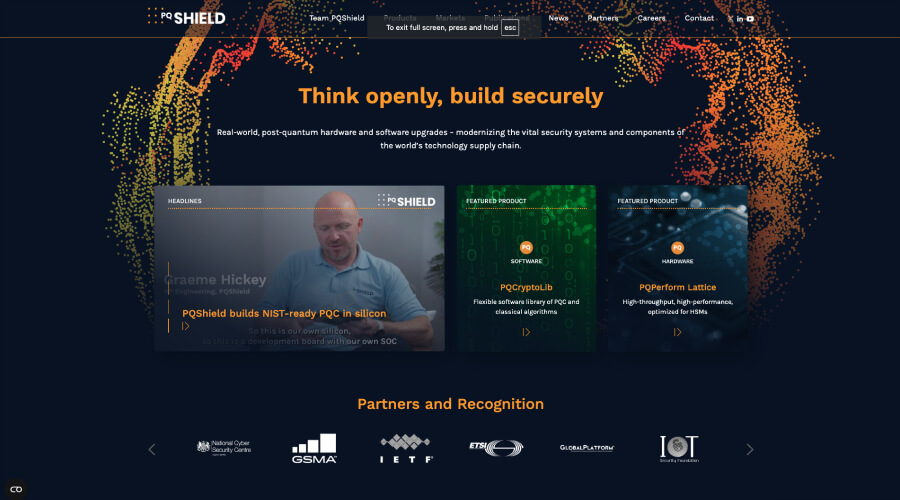 PQShield - Post-Quantum - QuDef’s Open Access SQOUT - Quantum Threat Intelligence Platform