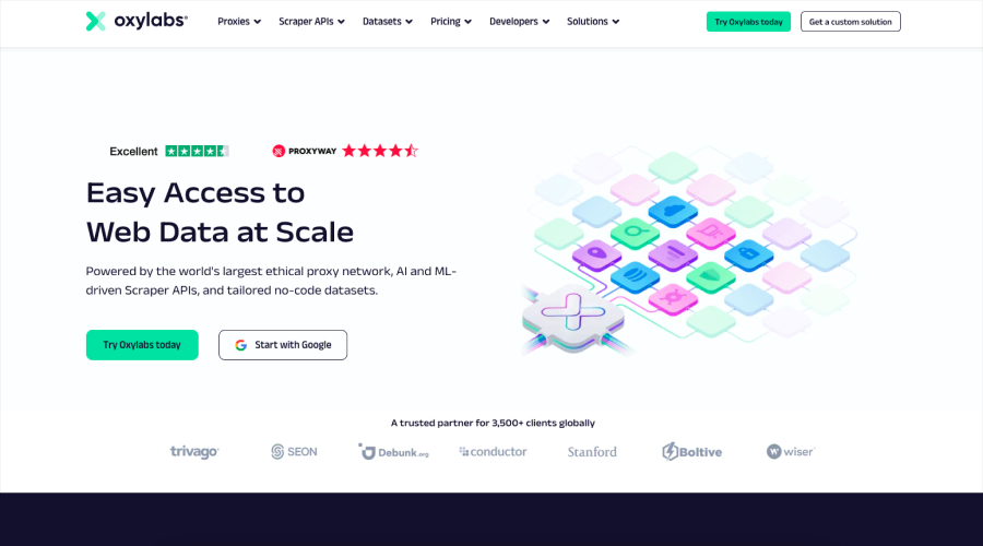 Oxylabs - Best Proxy Service Provider