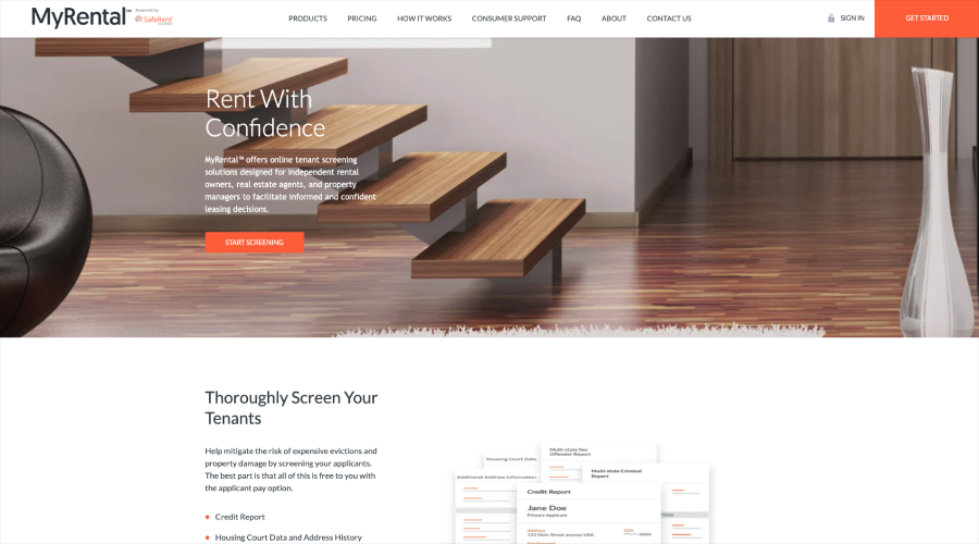MyRental (CoreLogic) - Tenant Screening Services 2025