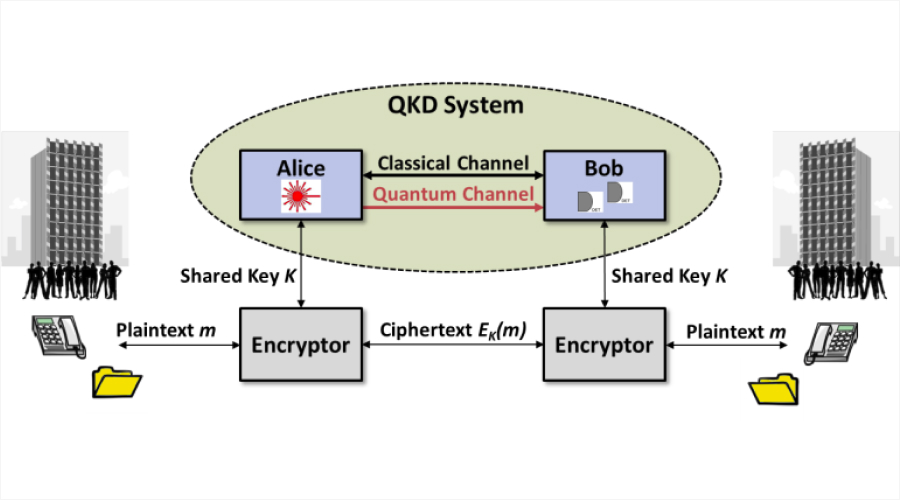 Quantum Key Distribution - Quantum Network Types