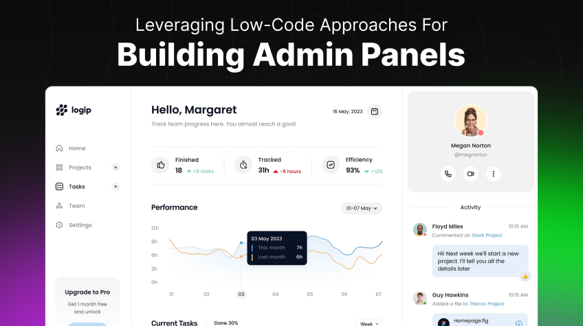 Leveraging Low-Code Approaches for Building Admin Panels