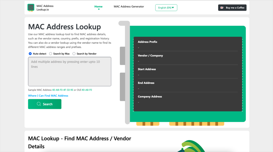 Macaddresslookup.io