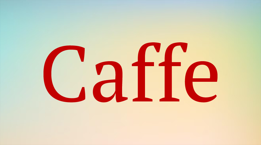 Caffe - DL framework