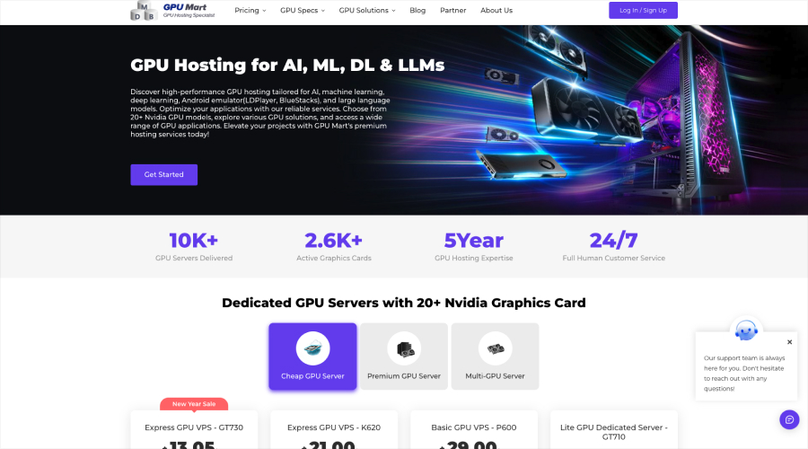 GPU Mart - Best GPU Server for ML