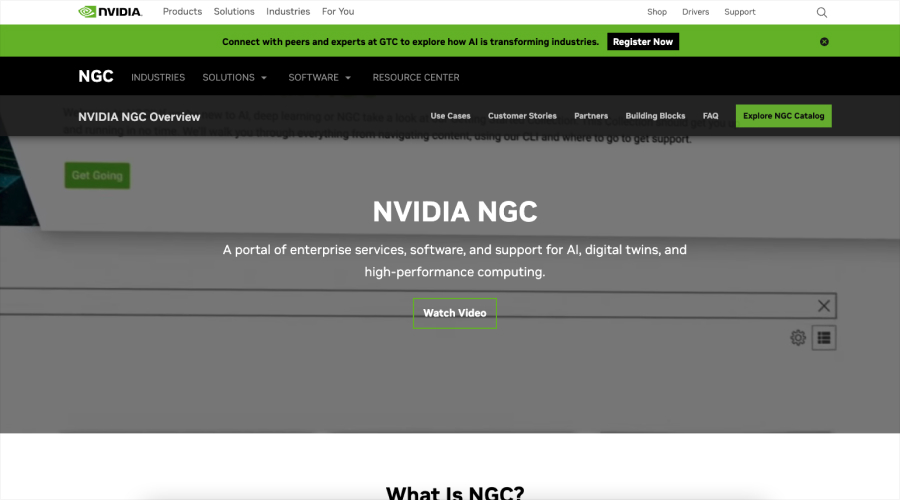 NVIDIA GPU Cloud (NGC) - best gpu cloud providers